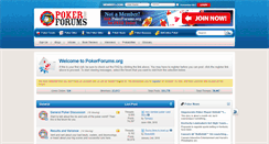 Desktop Screenshot of pokerforums.org