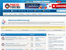Tablet Screenshot of pokerforums.org